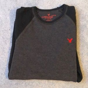 American Eagle Long Sleeve Henley Size Small